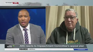 ANC reacts to Impeachment Committee's appeal plan