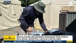 Costa Rica installs medical modules at the Cecilio Castillero Hospital in Chitré