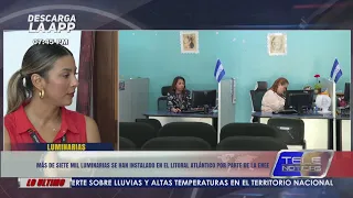 Más de siete mil luminarias se han instalado en el litoral atlántico por parte de la ENEE