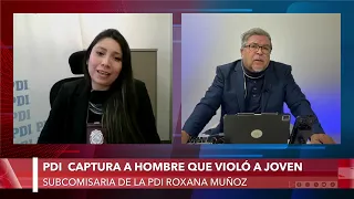 ENTREVISTA A PDI POR DETENIDO POR VIOLACIÓN EN VALDIVIA