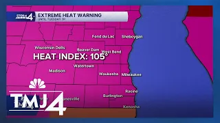 HEAT WAVE: Feels-like temperatures topping 100 degrees in Wisconsin