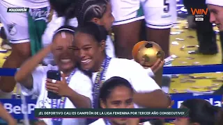 🟢💥 DEPORTIVO CALI WOMEN'S SOCCER WINS THEIR FOURTH TITLE AND THIRD CONSECUTIVE CHAMPIONSHIP! 💥🟢