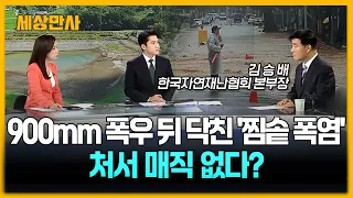 900mm 폭우 뒤 닥친 '찜솥 폭염'…처서 매직 없다? [세상만사] #폭우 #찜솥폭염 #처서매직 #남부폭우