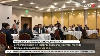 Lənkəranda bərabərlik və inklüzivlik mövzusunda təlim