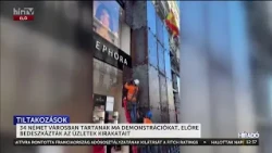 Több mint 30 német városban tartanak demonstrációt, előre bedeszkázták a kirakatokat - HírTV