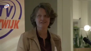 Het Groot Regionaal Warmtedebat vanuit de foyer van het Stadhuis in Leiden