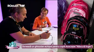 Campania „Ghiozdănelul Voinicelul”: Asociația „Născută Înger” vine în sprijinul elevilor
