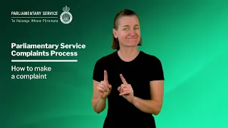 Parliamentary Service Complaints Process (NZSL)