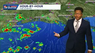 Tropical Storm Edouard could develop in the Gulf, bringing storms to Louisiana, Texas & Mississippi