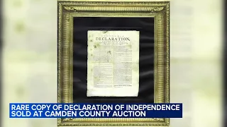 Norcross family wins $3.6M bid for rare copy of Declaration of Independence