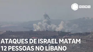 Israeli strikes kill 12 people in southern Lebanon
