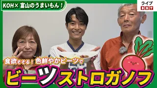 [Featuring Wataru Ikeda!] KOH x Delicious Treats from Toyama! Appetizing! "Beet Stroganoff" with ...