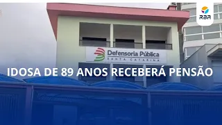 At 89, elderly woman from Rio do Sul will receive financial support from her five children