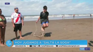 Saltamos la soga en Las Toninas ?️?