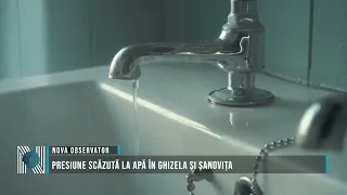 Low water pressure in Ghizela and Șanovița