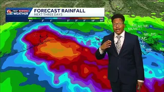 Tropical Storm Edouard will likely develop in the Gulf, bringing storms to Louisiana, Texas & Mis...