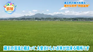 見逃し配信【Look For！宮城】　宮城県蔵王町の魅力・円田盆地で育った「蔵王源流米」