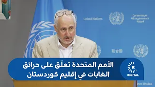 UN comments on forest fires in the Kurdistan Region