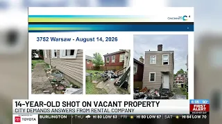 14-year-old shot on vacant property
