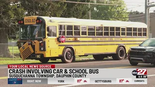 Local school bus involved in traffic accident