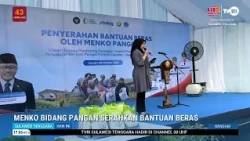 COORDINATING MINISTER FOR FOOD AFFAIRS DISTRIBUTES RICE AID