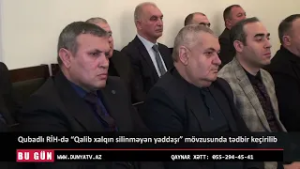 Qubadlı RİH də “Qalib xalqın silinməyən yaddaşı” mövzusunda tədbir keçirilib