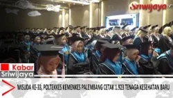 33rd Graduation Ceremony, Poltekkes Kemenkes Palembang Produces 1,923 New Healthcare Professionals