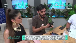 Mathias Pereira y Andrea Ayala victimas de amenazas por Yennifer González, quien tiene antecedentes.