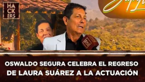 Oswaldo Segura celebra el regreso de Laura Suárez a la actuación | LHDE | Ecuavisa