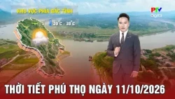 Phu Tho Weather for 10/11/2026 | Showers and thunderstorms return, heavy rain in some areas of th...