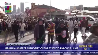 Mbalula asserts authority of the state's authority to enforce the law