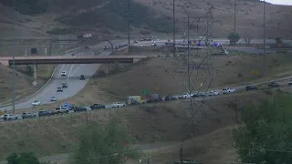 Semi-truck crash closes eastbound C-470 near I-70