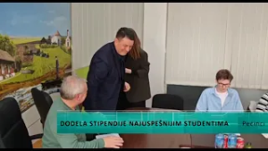 Dodela stipendije najuspešnijim studentima