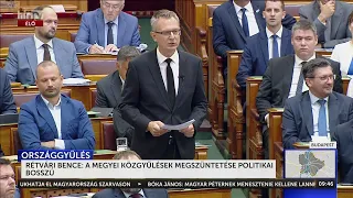 Rétvári Bence: A férgezésnek sem, de a maffiázásnak, tolvajozásnak sincs helye a Házban - HírTV