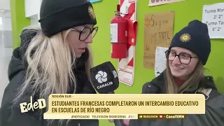 French students conclude an educational exchange in Río Negro schools