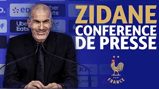 ZIDANE faces the PRESS after his 1st ROSTER for the FRENCH NATIONAL TEAM