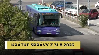 Krátke správy z 31.8.2026