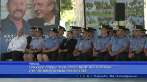 SE COMPLETÓ EL CUPO DE INGRESANTES A LOS INSTITUTOS POLICIALES