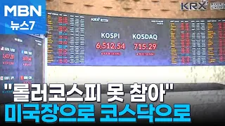 롤러코스피 쓴맛 본 개미들, 코스닥으로 미국장으로 [MBN 뉴스7]