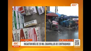 Trujillo: Incautan 25,000 cigarrillos ilegales en mercado Palermo