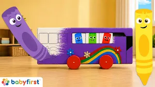Color Crew Magic Full Episode | Toddlers Learn Colors with Funny Crayons & Crafts | BabyFirst