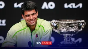 Карлос Алькарас комментирует завершение карьеры на турнире Большого шлема на Открытом чемпионате ...