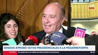 Senate approves presidential vetoes to the mega-reform