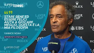 Exclusive interview with Yannick Noah on the eve of the Laver Cup