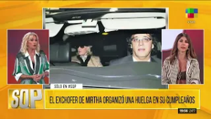 El EXCHOFER DE MIRTHA ORGANIZÓ una huelga en su cumpleaños