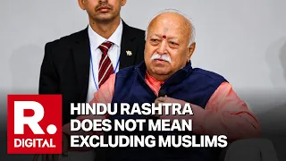 Mohan Bhagwat's Huge Remark In New York On Hindu Rashtra And Muslims