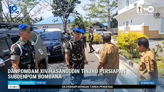DANPOMDAM XIV HASANUDDIN REVIEWS PREPARATIONS AT SUBDENPOM BOMBANA