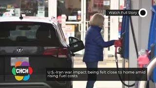 U.S.-Iran war impact being felt close to home amid rising fuel costs