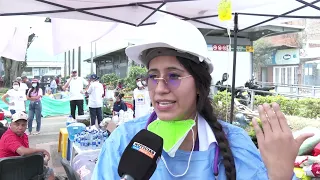Doctor on vacation in Pereira sets up a tent to treat rescuers and victims