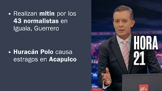 Hurricane Polo: Path and effects | Hora 21 with José Luis Arévalo: September 23, 2026